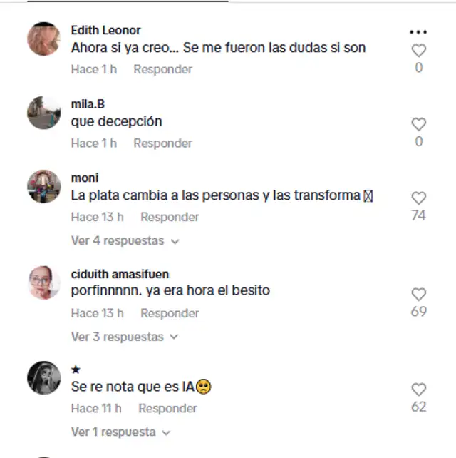 Usuarios se sorprendieron al ver el beso de Lis Padilla y su novia Tania Pinedo. Foto: TikTok. 