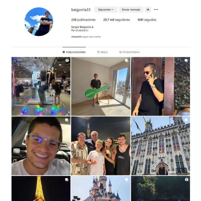 Cuenta oficial de Sergio Baigorria. Cuenta oficial de Sergio Baigorria.