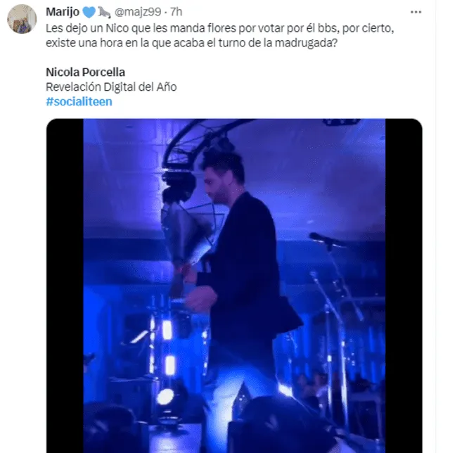 Nicola Porcella es nominado a Revelación digital del año y es tendencia en las redes sociales.