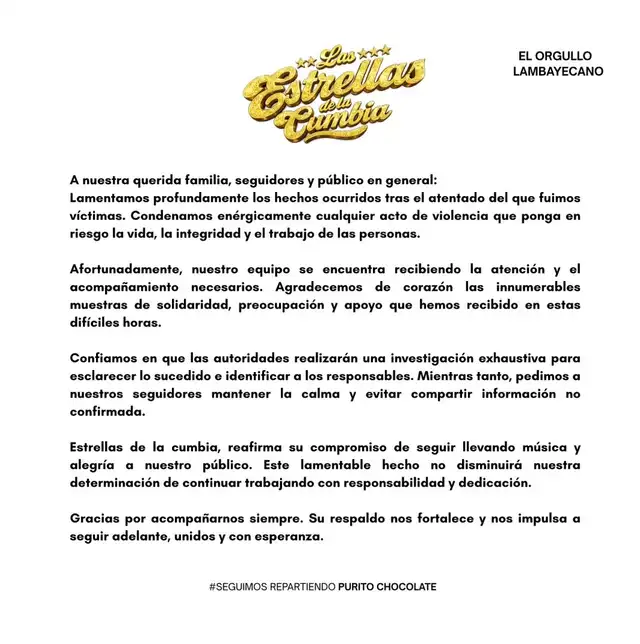 Las estrellas de la cumbia