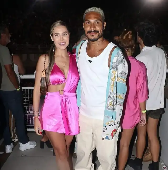 Ana Paula Consorte y Paolo Guerrero.