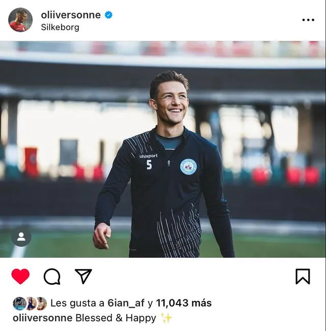 <em>Oliver Sonne en Instagram.</em>   