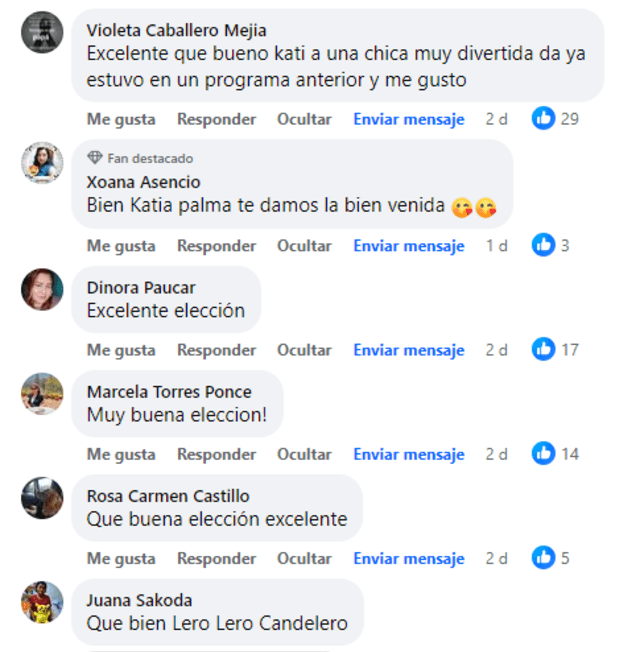 Usuarios reaccionan al ingreso de Katia Palma a Esto es guerra en reemplazo de Johanna San Miguel.