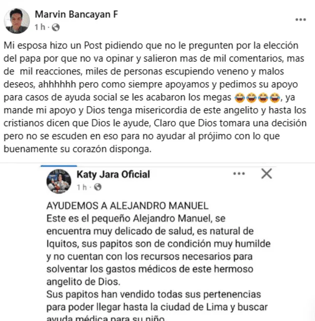 Esposo de Katy Jara sale a defenderla tras polémica por elección del nuevo Papa. Esposo de Katy Jara sale a defenderla tras polémica por elección del nuevo Papa.
