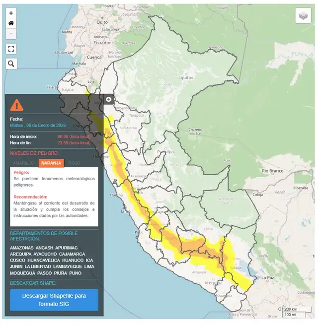 Conoce las regiones que se verán afectadas con las fuertes lluvias.