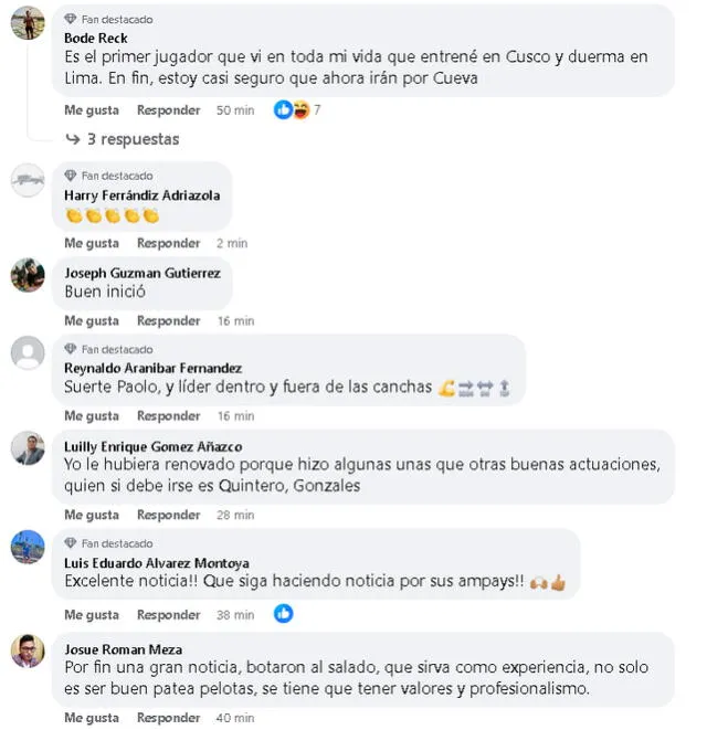 Usuarios reaccionan en redes sociales sobre Paolo Hurtado