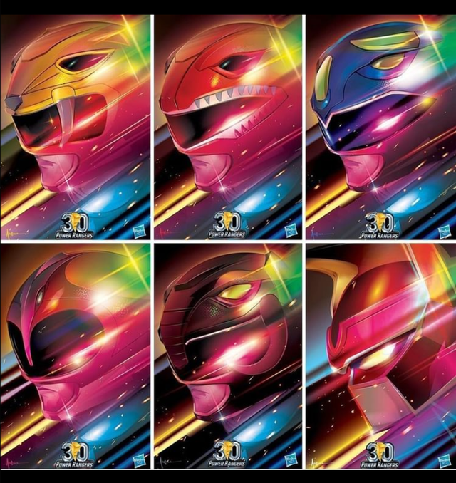 Nuevos posters del especial de los Power Rangers.    