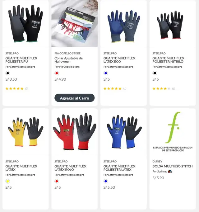 Fabella Perú rematando diversos productos para ti.