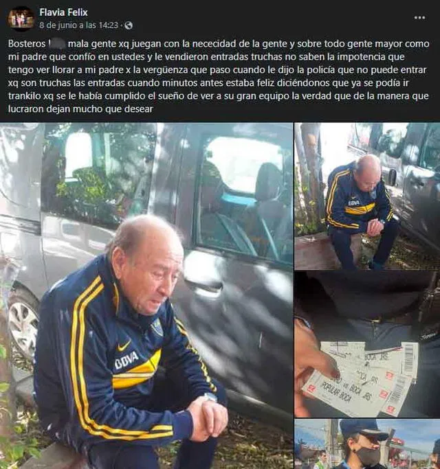 El caso de Antonio fue viral en Argentina. / FUENTE: Facebook.   