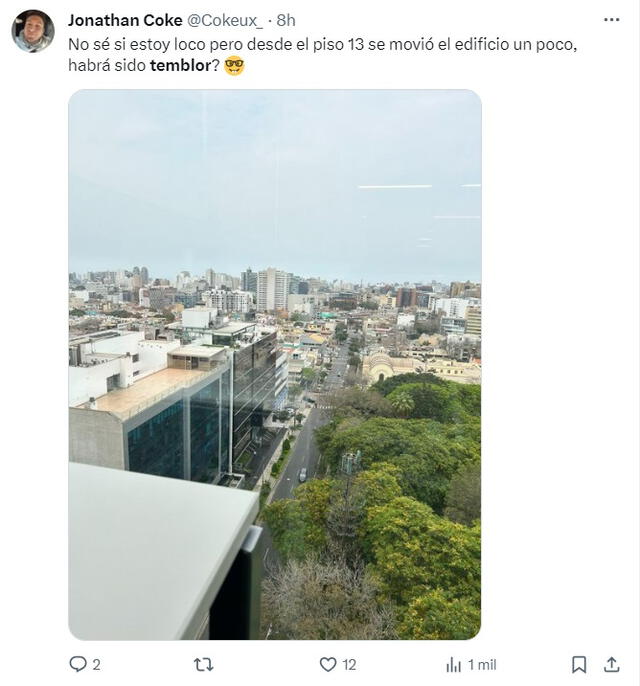 Diversos comentarios despertó el temblor ocurrido en Lima esta mañana.