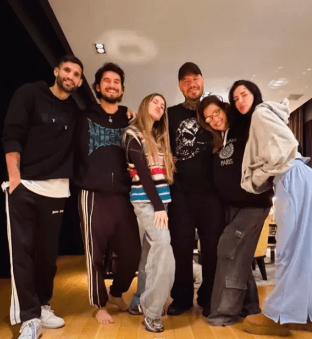 Milett Figueroa se luce con hijos de Marcelo Tinelli.