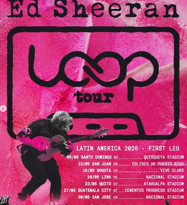 Ed Sheeran regresará a Perú este 2026. Ed Sheeran regresará a Perú este 2026.