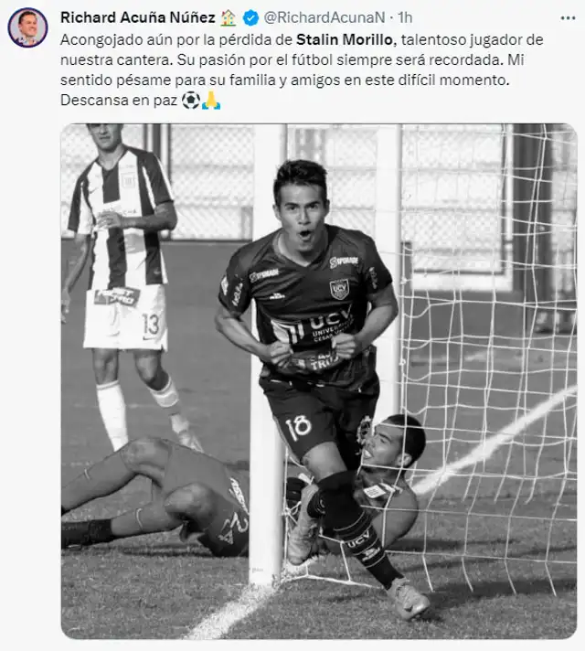 El presidente de la UCV se sumó a los mensajes póstumos. El presidente de la UCV se sumó a los mensajes póstumos.