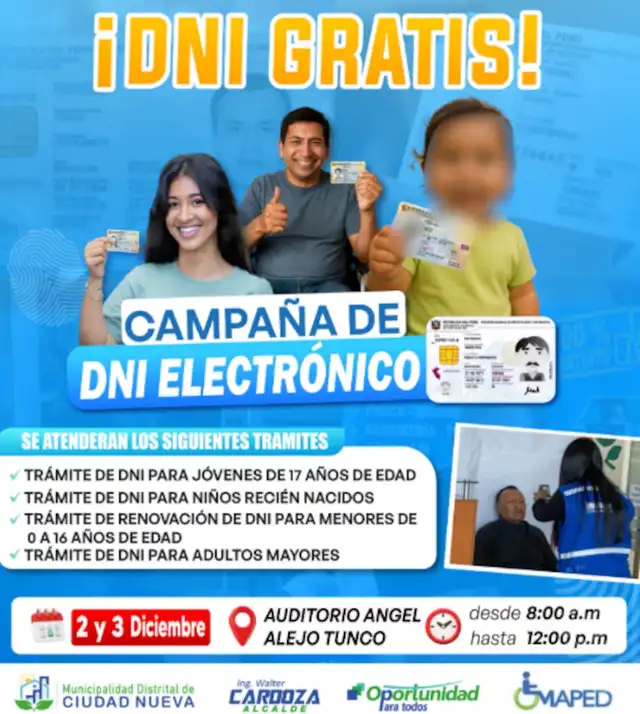 Campaña de DNI electrónico en Tacna. Campaña de DNI electrónico en Tacna.