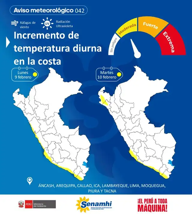 Ola de calor se expandirá por toda la costa peruana.