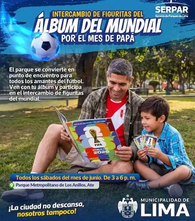 MML lanza gran convocatoria en Lima para intercambiar figuritas del Mundial.