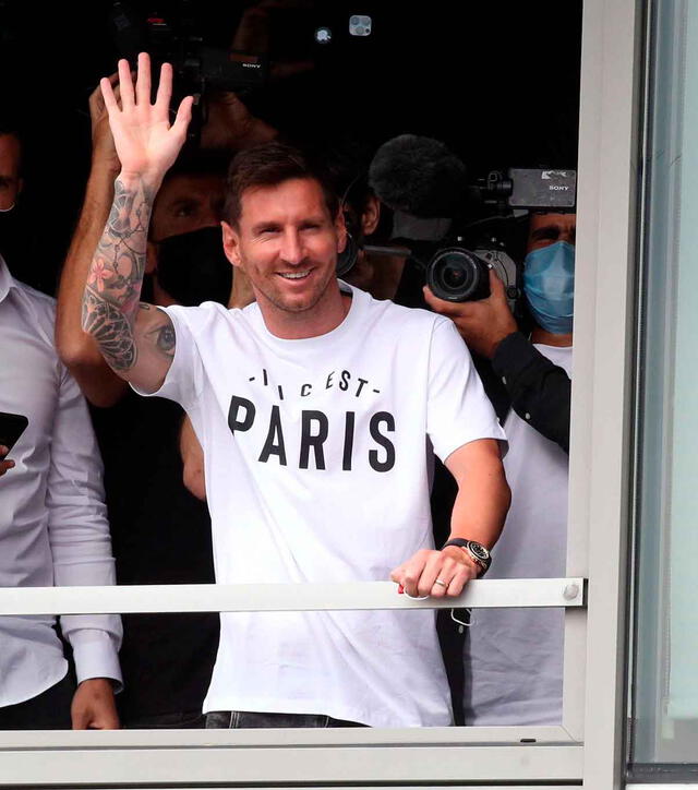 Lionel Messi revoluciona París con su llegada. | FUENTE: Twitter. 