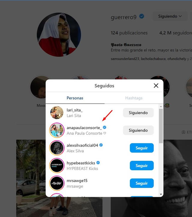 Paolo Guerrero Instagram.   
