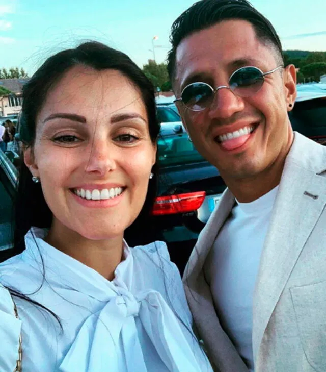 Gianluca Lapadula y su esposa Alessia Macrí. Foto: Instagram   