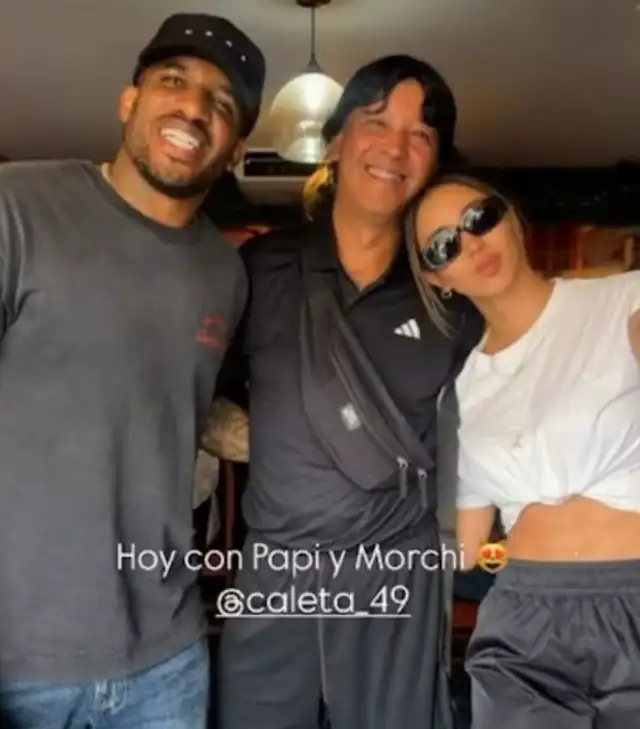 Jefferson Farfán se reunió con el padre de Xiomy Kanashiro.