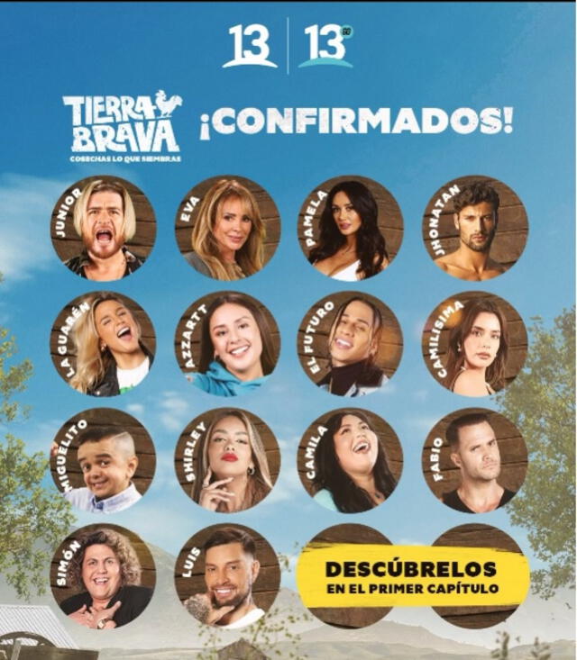 Personajes confirmados para Tierra Brava. 