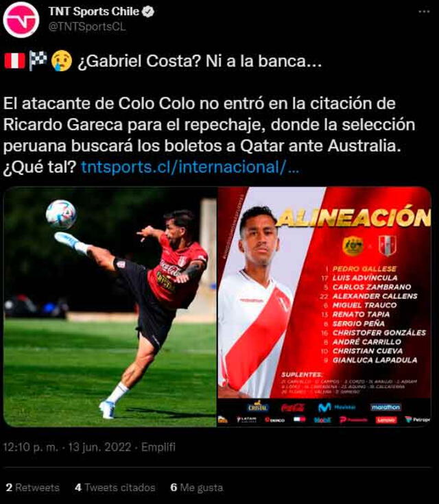 Fuente: Twitter. Fuente: Twitter.