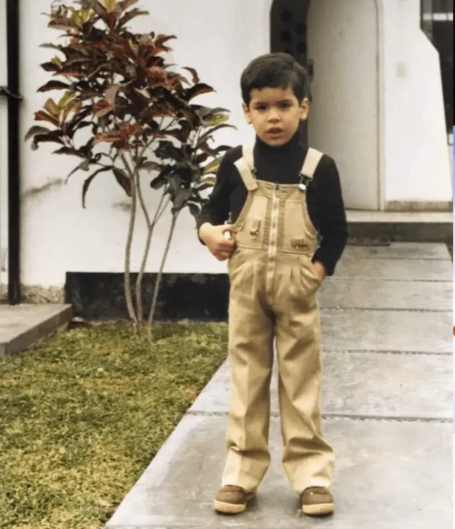 Fotografía de Javier Masías cuando era un niño.   