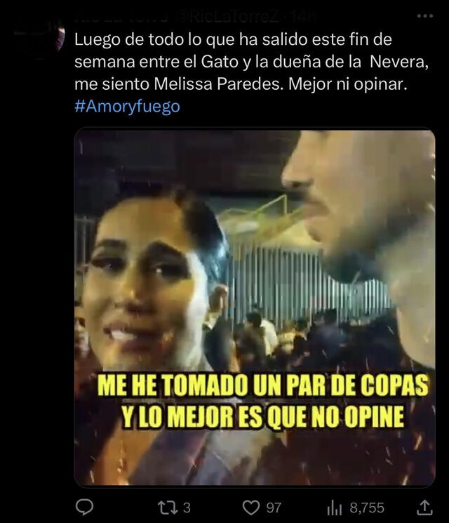  Usuarios en Twitter se quedan sorprendidos con todas las revelaciones de Amor y Fuego.    