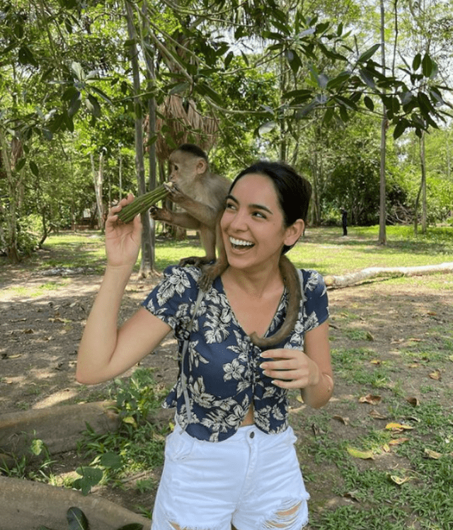 Valeria Flórez en Iquitos.