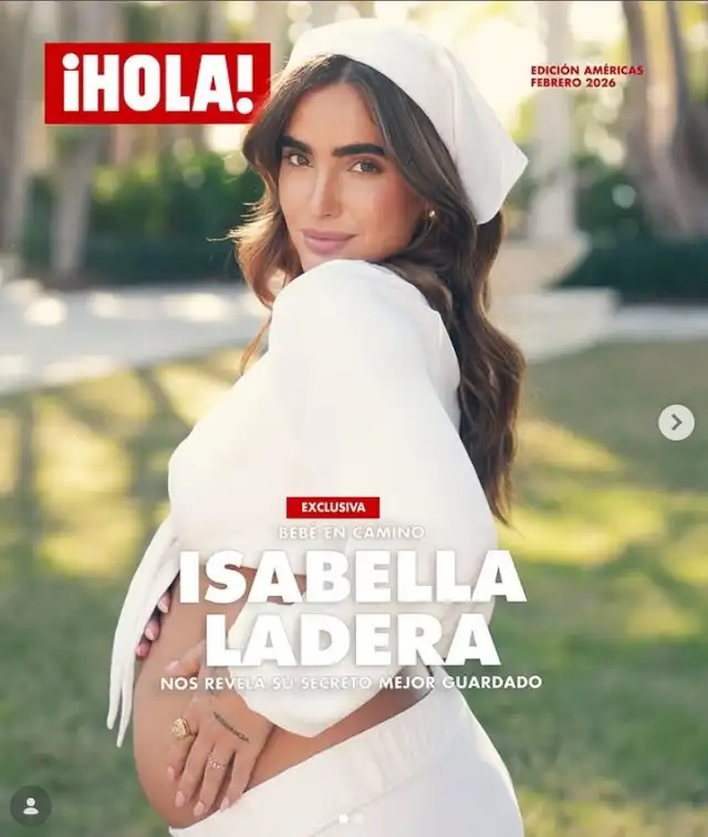 A gravidez de Isabella Ladera/ Olá EUA A gravidez de Isabella Ladera/ Olá EUA