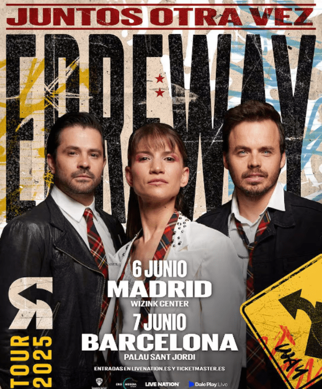 'Erreway' confirma dos fechas en España.  