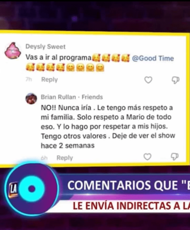 Brian Rullan explota y niega asistir al podcast de Laura Spoya Brian Rullan explota y niega asistir al podcast de Laura Spoya