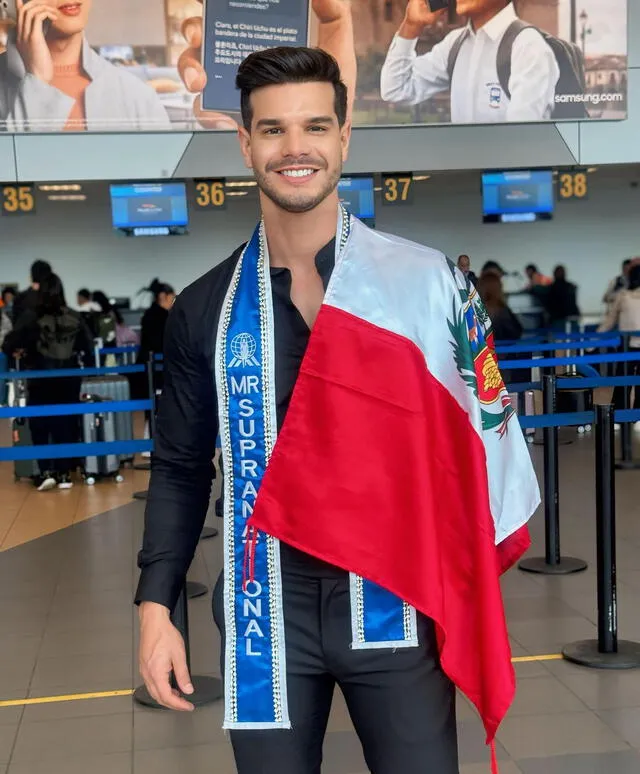  <strong>Joel Farach en el Mister Supranational 2024</strong>.   