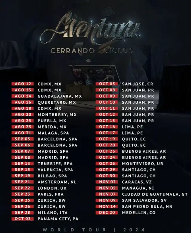 Aventura llega a España.