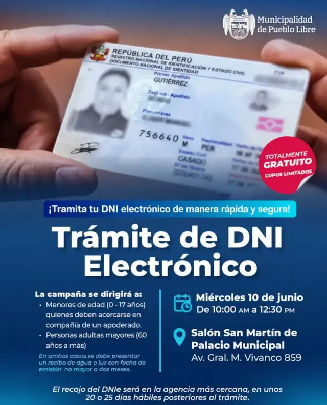 ¿Cuando se realizará el recojo del DNI electornico?