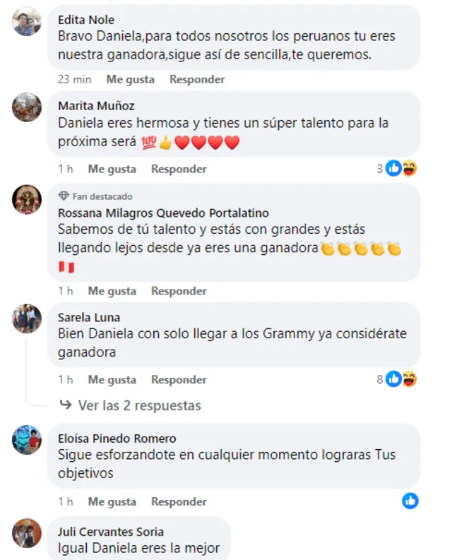 Daniela Darcourt pierde los Latin Grammy y usuarios se pronuncian.