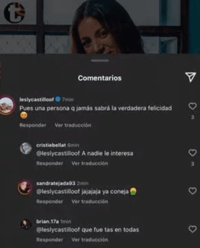 Lesly Castillo y su comentario luego que Luciana Blomberg respondiera que no quiere ser madre.