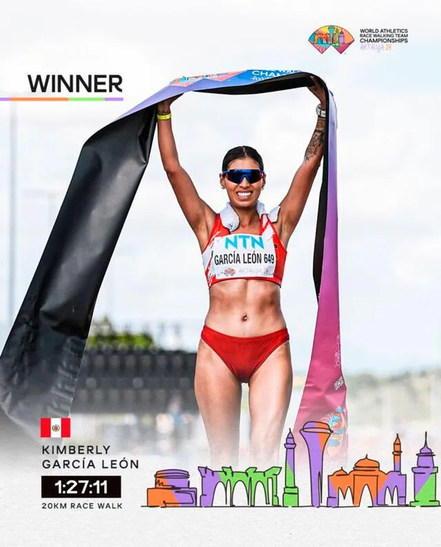 Kimberly García logra la medalla de oro en Turquía. / Foto: X.   