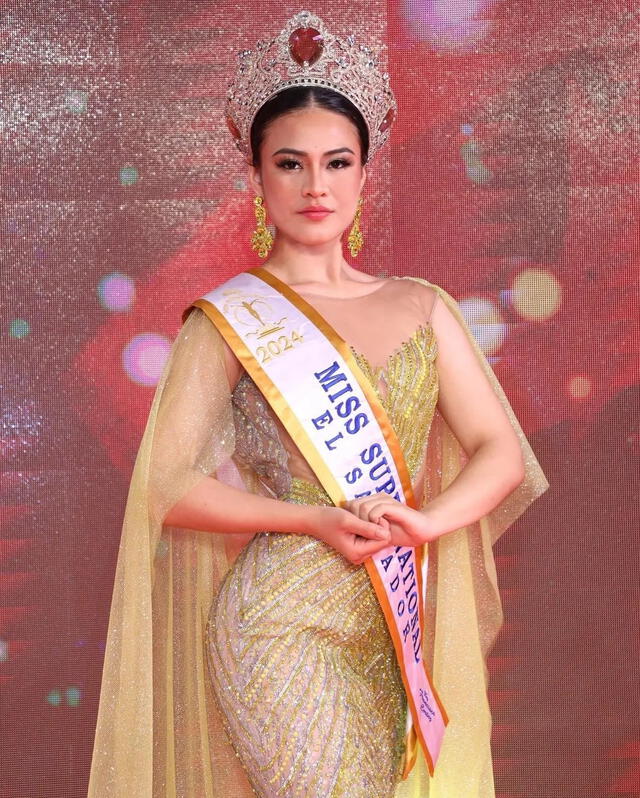  <strong>Naomy Montiel, la Miss Grand El Salvador 2024</strong>.   