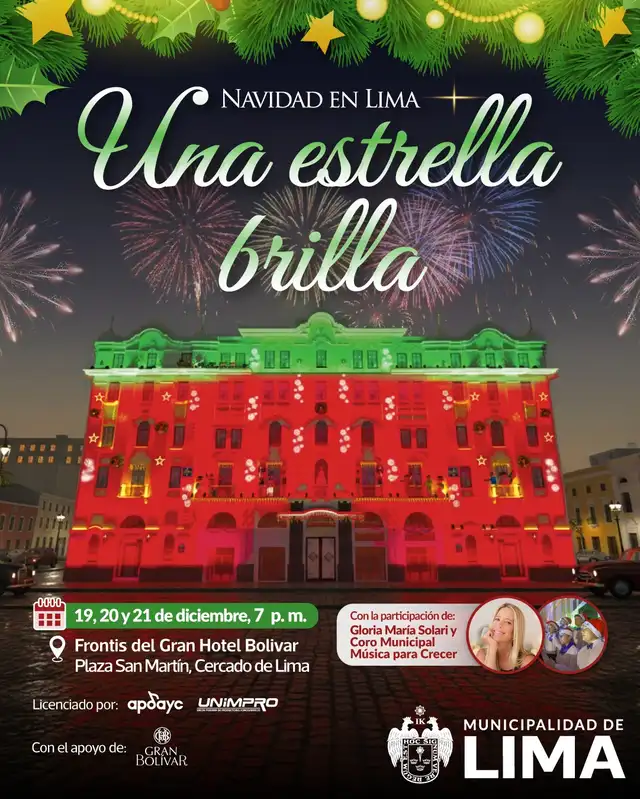 <strong> La Municipalidad de Lima volverá a mostrar un show navideño en la plaza San Martín</strong>   