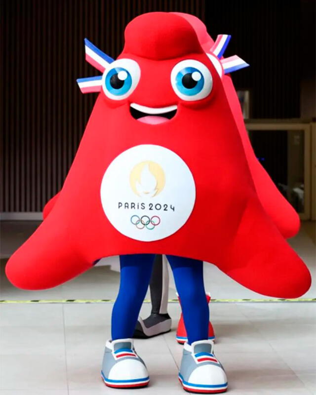 Phryge olímpica, la mascota de París 2024. / Foto: Internet. 