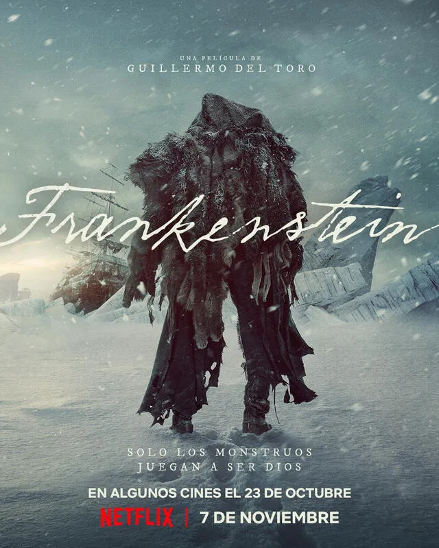 'Frankenstein' llegará a cines y a la plataforma de streaming. Foto: Netflix 'Frankenstein' llegará a cines y a la plataforma de streaming. Foto: Netflix