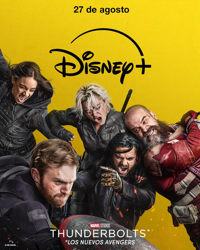 Banner oficial de 'Thunderbolts*. Foto: Disney Plus   