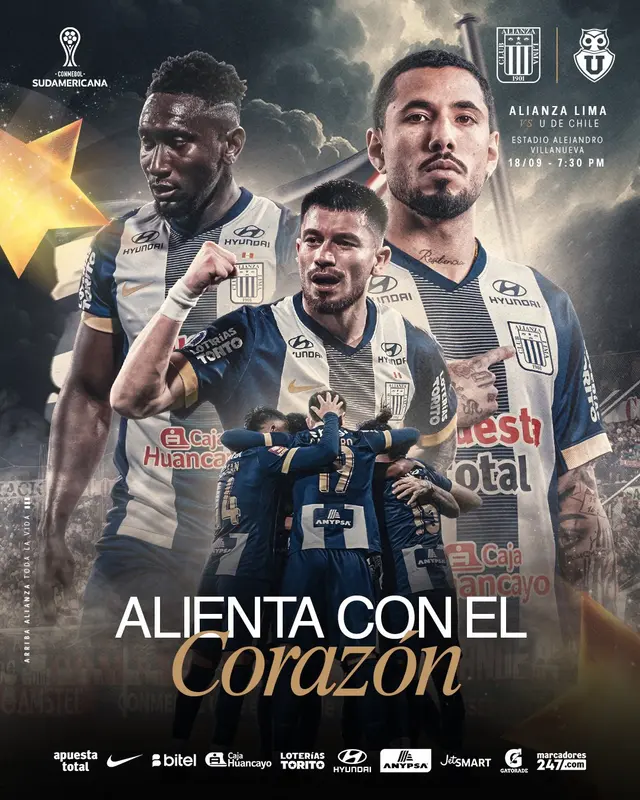  Banner oficial del encuentro entre íntimos y bullas. Foto: Alianza Lima   