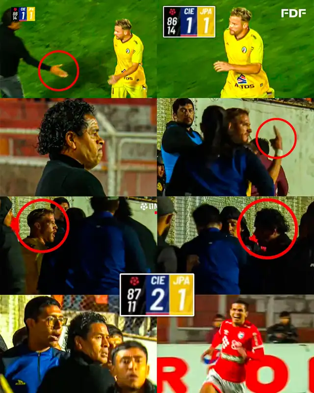 Santiago Acasiete y Christian Tizón protagonizaron un fuerte incidente. Foto: captura/L1 Max Santiago Acasiete y Christian Tizón protagonizaron un fuerte incidente. Foto: captura/L1 Max