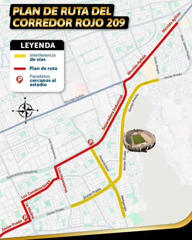 Desvio de la ruta 209. Desvio de la ruta 209.