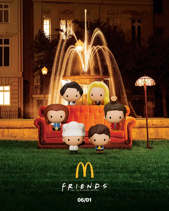 <strong> McDonald's lanzó su colección especial de 'Friends' para su caijta feliz</strong>   
