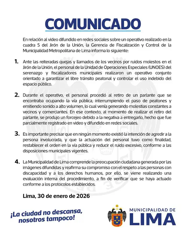 MML brindó sus descargos tras el retiro forzoso de un cantante con discapacidad visual. MML brindó sus descargos tras el retiro forzoso de un cantante con discapacidad visual.