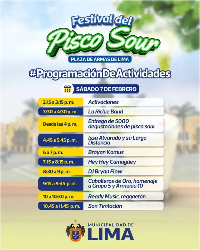 Programación de presentaciones durante el 