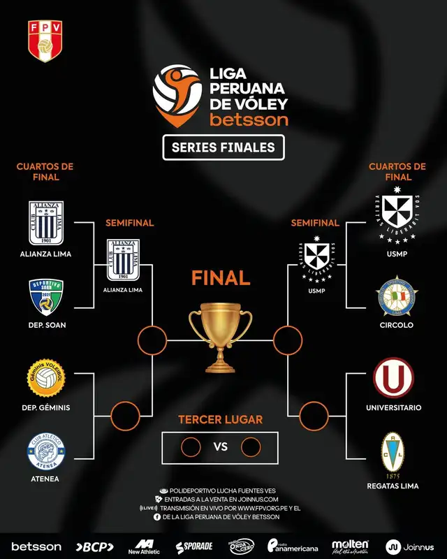 Así va el cuadro de las series finales